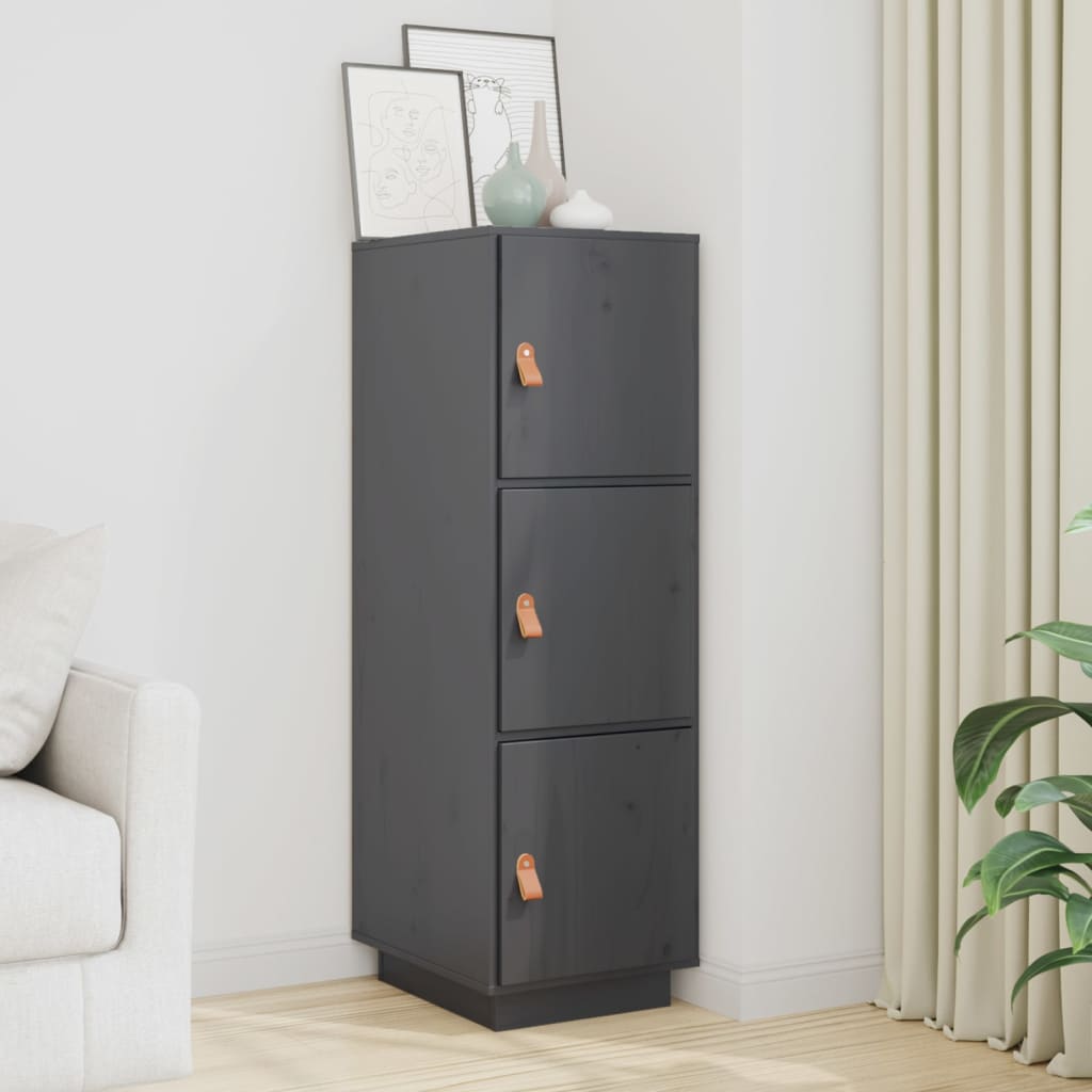 Skříň Highboard 34 X 40 X 108,5 Cm Masivní Borové Dřevo