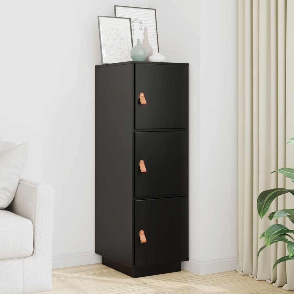 Skříň Highboard 34 X 40 X 108,5 Cm Masivní Borové Dřevo