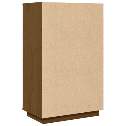 Skříň Highboard Medově Hnědá 67X40X108,5 Cm Masivní Borovice