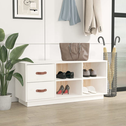 Lavice S Botníkem 100 X 34 X 45 Cm Masivní Borové Dřevo