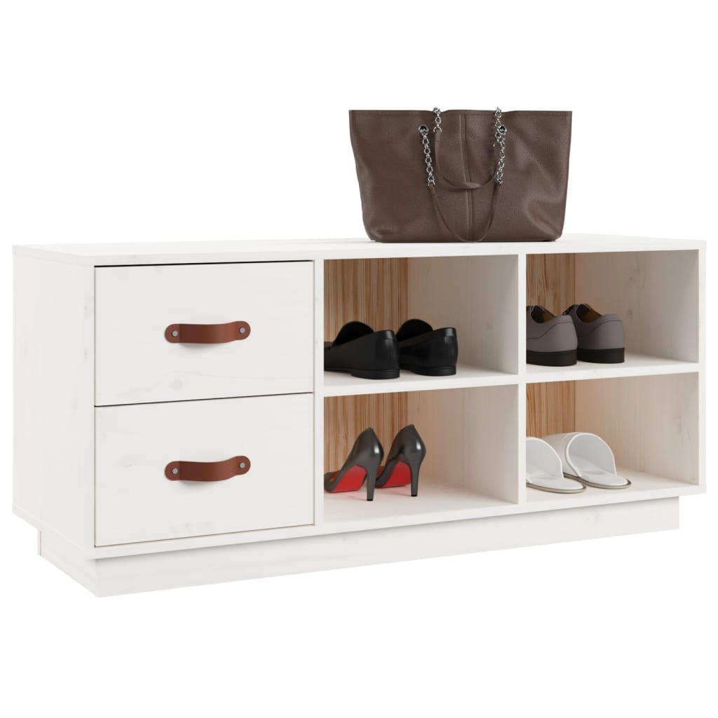 Lavice S Botníkem 100 X 34 X 45 Cm Masivní Borové Dřevo