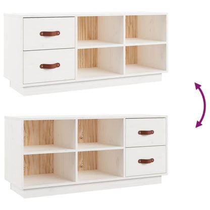 Lavice S Botníkem 100 X 34 X 45 Cm Masivní Borové Dřevo