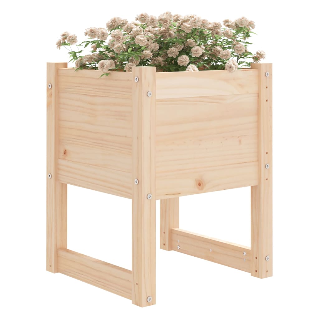 Truhlíky 2 Ks 40 X 40 X 52,5 Cm Masivní Borové Dřevo Přírodní