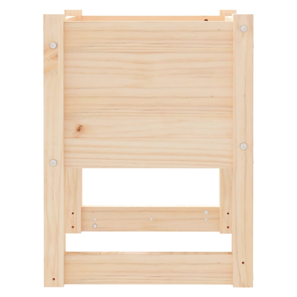 Truhlíky 2 Ks 40 X 40 X 52,5 Cm Masivní Borové Dřevo Přírodní