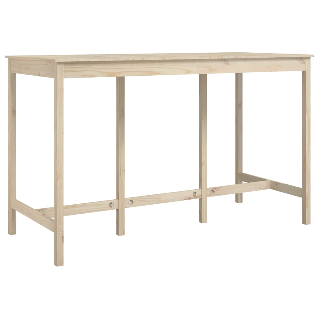 Barový Stůl 180 X 80 X 110 Cm Masivní Borové Dřevo