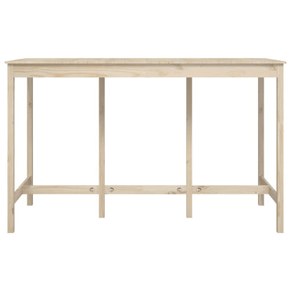 Barový Stůl 180 X 80 X 110 Cm Masivní Borové Dřevo