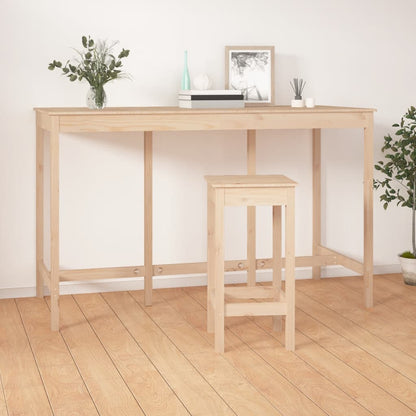 Barový Stůl 180 X 80 X 110 Cm Masivní Borové Dřevo