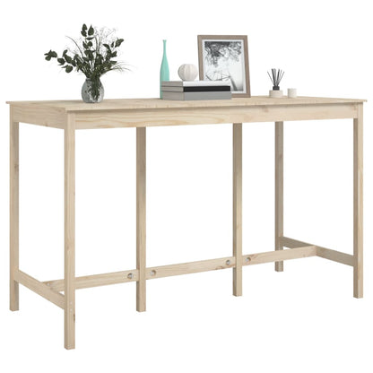 Barový Stůl 180 X 80 X 110 Cm Masivní Borové Dřevo