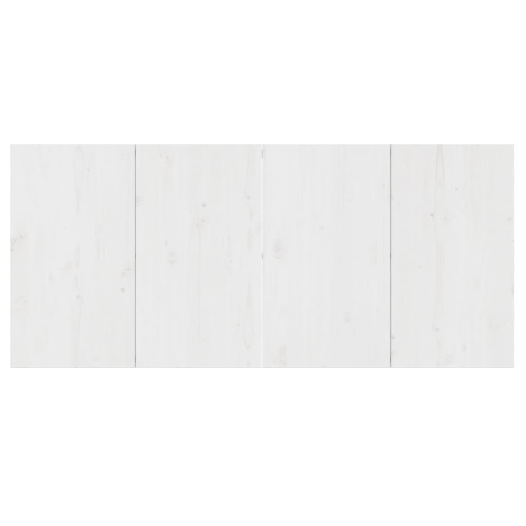 Barový Stůl Bílý 180 X 80 X 110 Cm Masivní Borové Dřevo