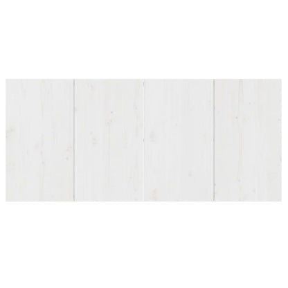 Barový Stůl Bílý 180 X 80 X 110 Cm Masivní Borové Dřevo