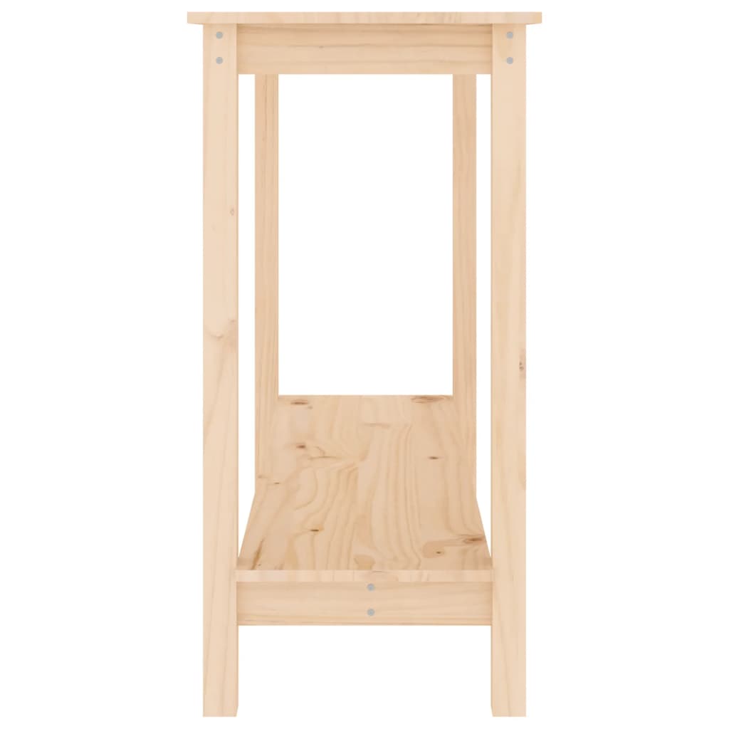 Konzolový Stolek 110X40X80 Cm Masivní Borové Dřevo