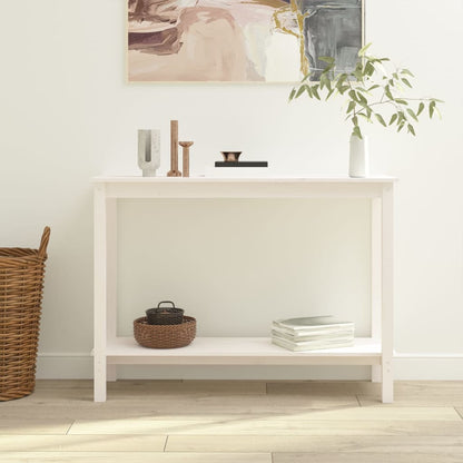 Konzolový Stolek 110X40X80 Cm Masivní Borové Dřevo