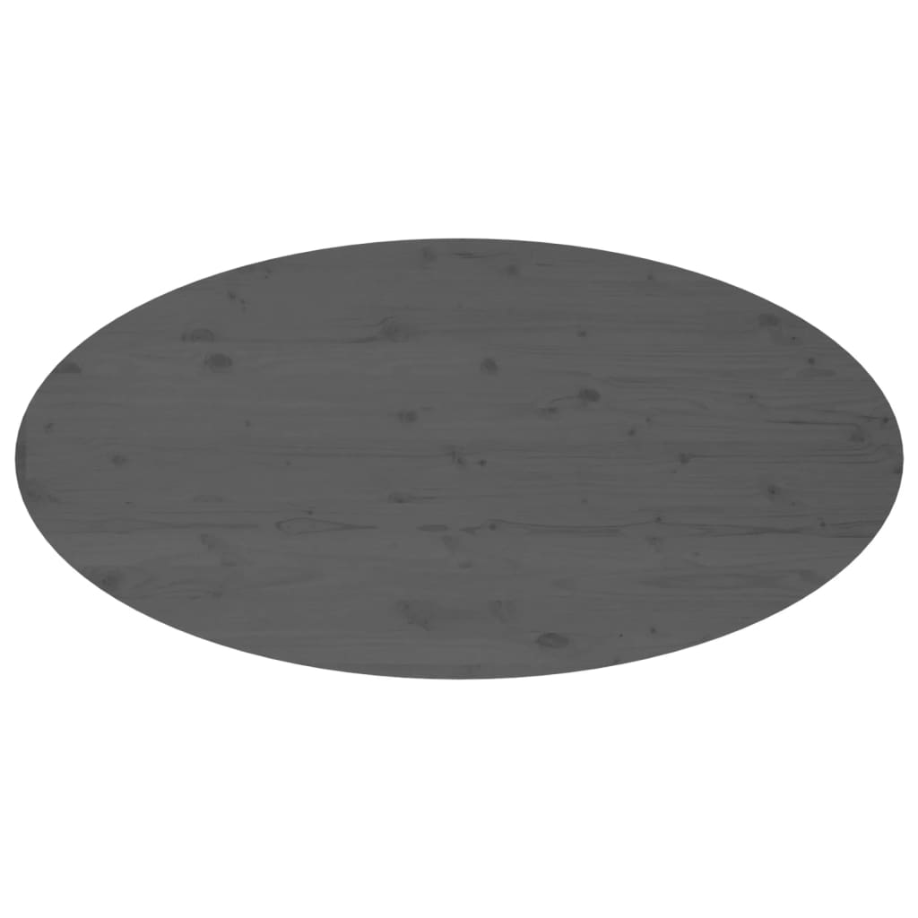 Konferenční Stolek Šedý 110 X 55 X 45 Cm Masivní Borové Dřevo