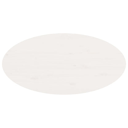 Konferenční Stolek Bílý 80 X 40 X 35 Cm Masivní Borové Dřevo