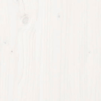 Věšák Na Ručníky Bílý Masivní Borové Dřevo