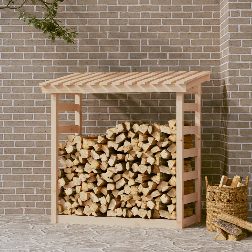 Stojan Na Dřevo 108X64,5X110 Cm Masivní Borovice