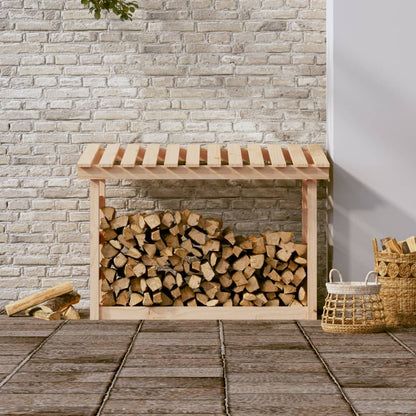 Stojan Na Dřevo 108X64,5X110 Cm Masivní Borovice