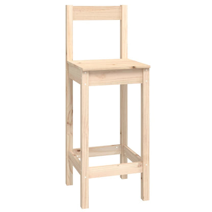 9Dílný Barový Set Masivní Borové Dřevo