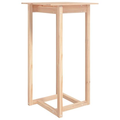 3Dílný Barový Set Masivní Borové Dřevo