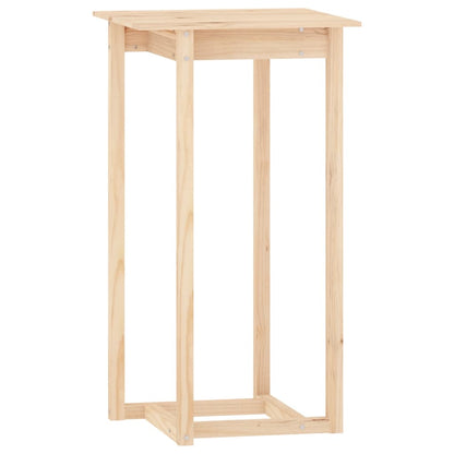 3Dílný Barový Set Masivní Borové Dřevo