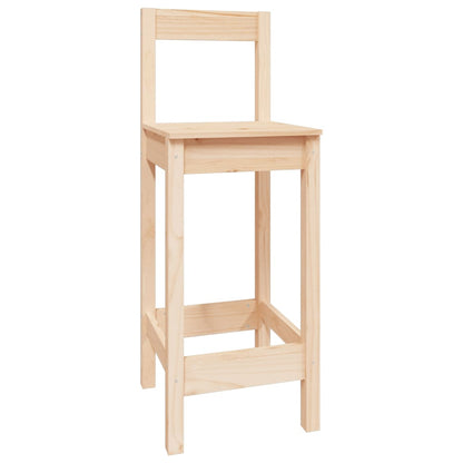 5Dílný Barový Set Masivní Borové Dřevo