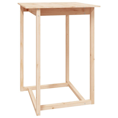 5Dílný Barový Set Masivní Borové Dřevo