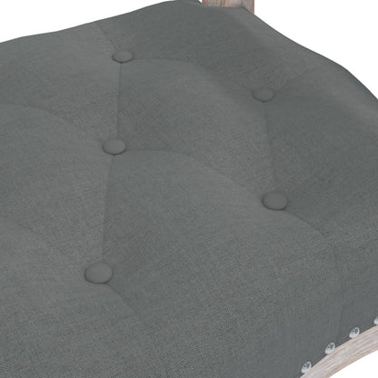 Lavice Tmavě Šedá Textil