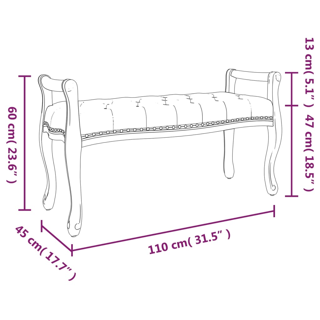 Lavice Tmavě Šedá Textil