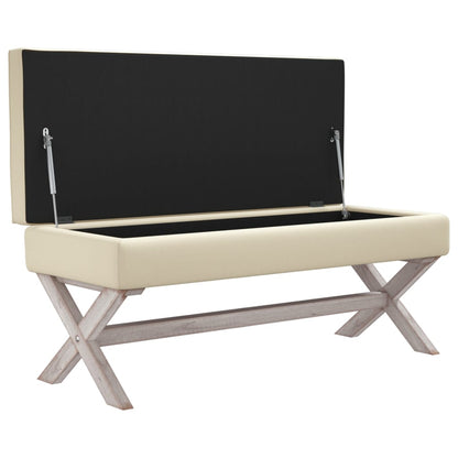 Stolička S Úložným Prostorem 110 X 45 X 49 Cm Len
