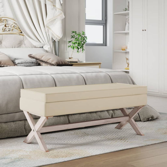 Stolička S Úložným Prostorem 110 X 45 X 49 Cm Len