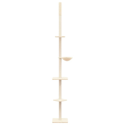 Kočičí Strom Ke Stropu Krémový 263,5–289,5 Cm