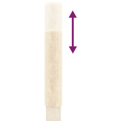 Kočičí Strom Ke Stropu Krémový 263,5–289,5 Cm