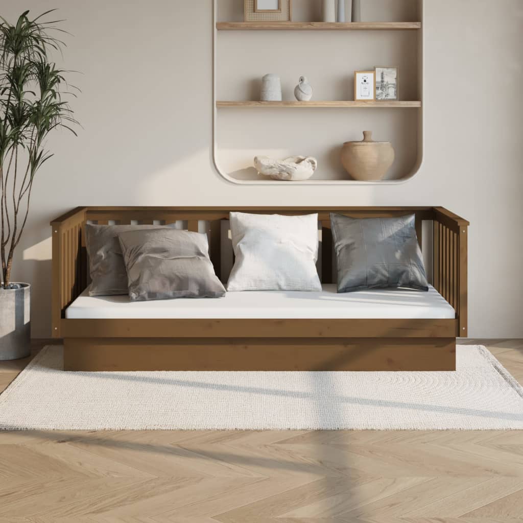 Válenda Medově Hnědá 80 X 200 Cm Masivní Borové Dřevo