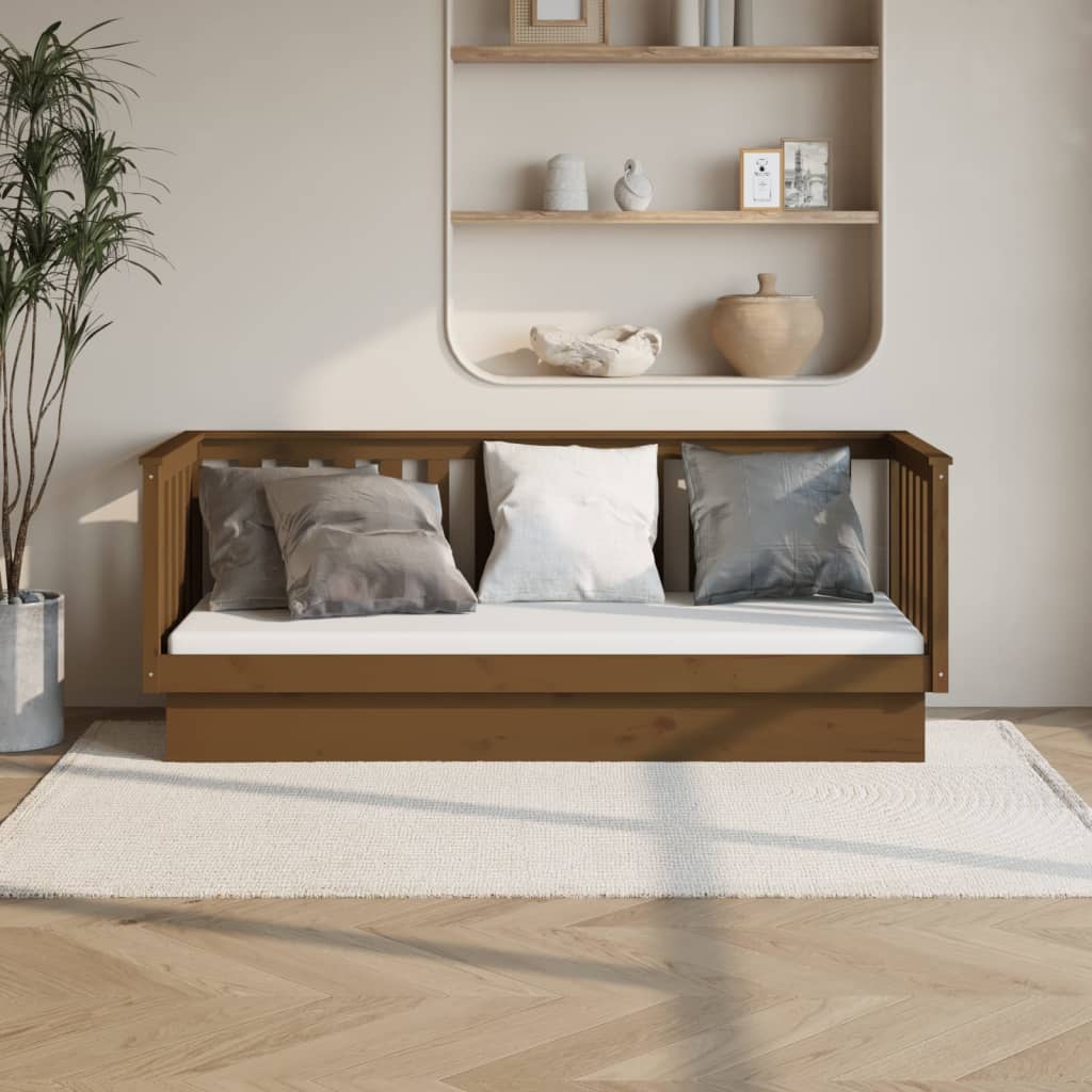 Válenda Medově Hnědá 75 X 190 Cm Masivní Borové Dřevo