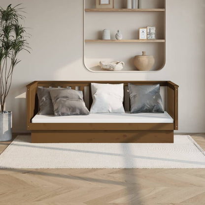 Válenda Medově Hnědá 75 X 190 Cm Masivní Borové Dřevo