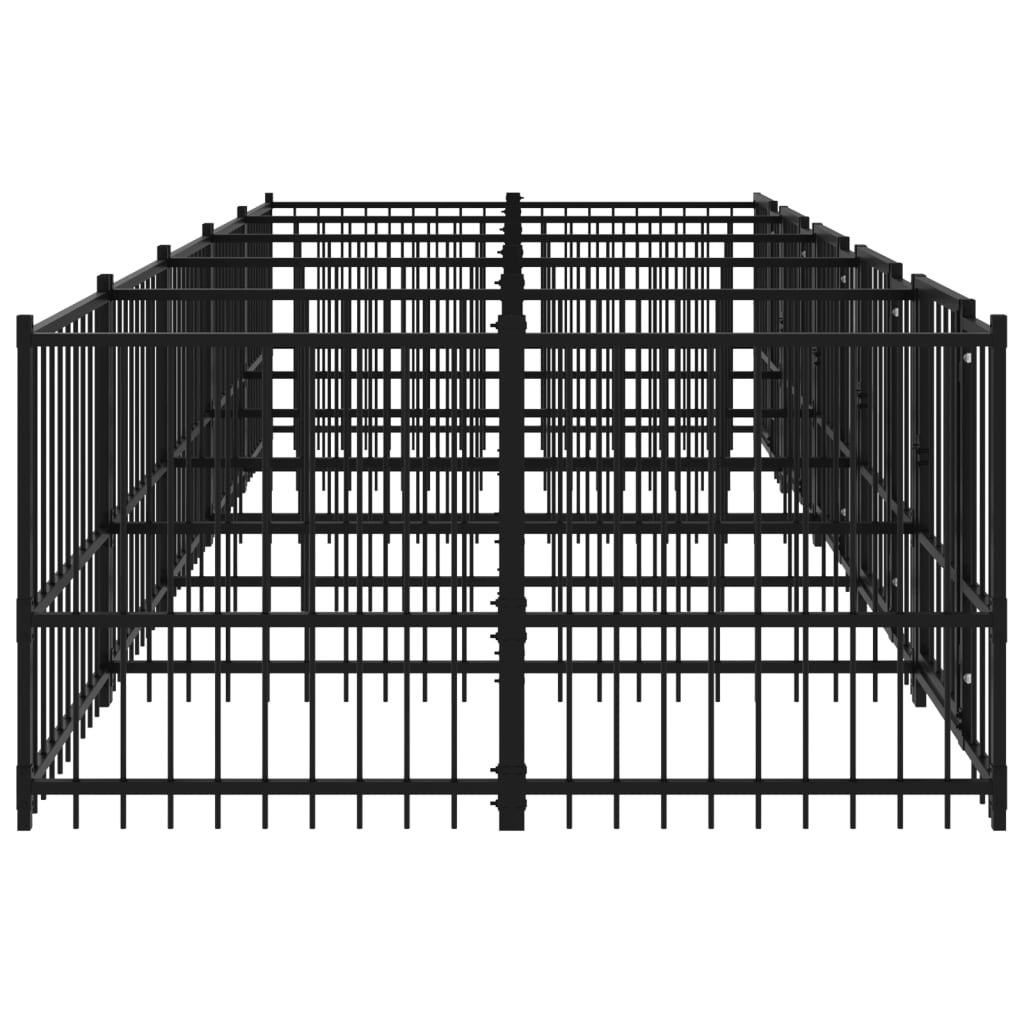 Venkovní Psí Kotec Ocel 9,38 M²