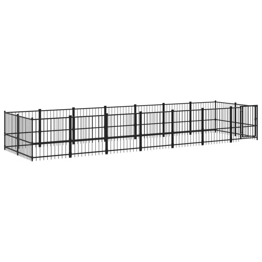 Venkovní Psí Kotec Ocel 13,14 M²