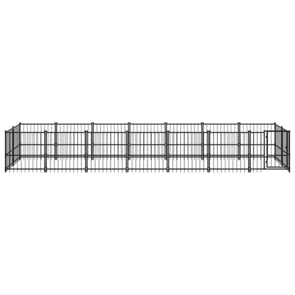 Venkovní Psí Kotec Ocel 13,14 M²