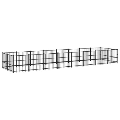 Venkovní Psí Kotec Ocel 15,02 M²