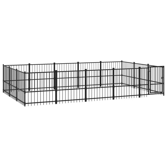 Venkovní Psí Kotec Ocel 14,11 M²
