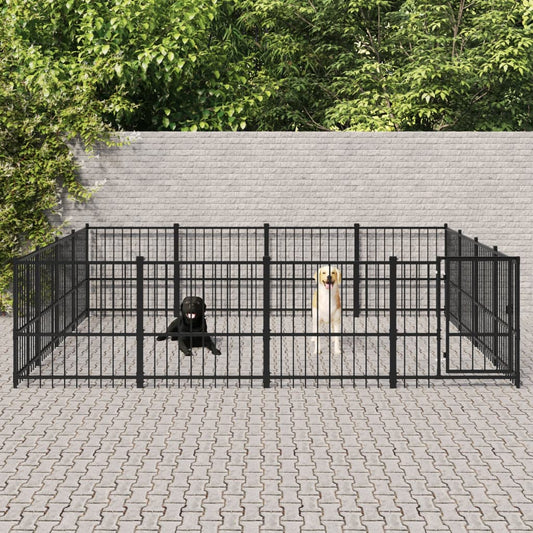Venkovní Psí Kotec Ocel 15,05 M²