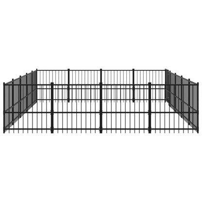 Venkovní Psí Kotec Ocel 18,82 M²