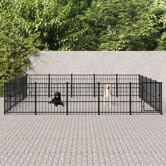 Venkovní Psí Kotec Ocel 23,52 M²