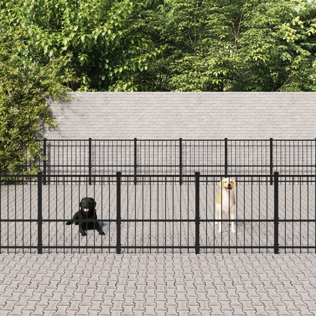 Venkovní Psí Kotec Ocel 52,69 M²