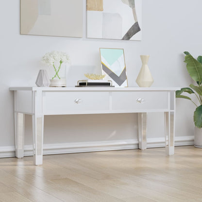Zrcadlový Konferenční Stolek 106X45X45 Cm Kompozitní Dřevo Sklo