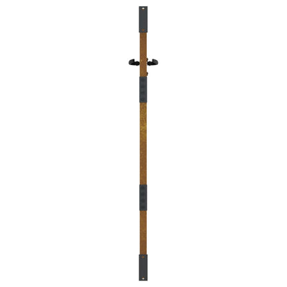 Zahradní Branka Cortenová Ocel Bambus