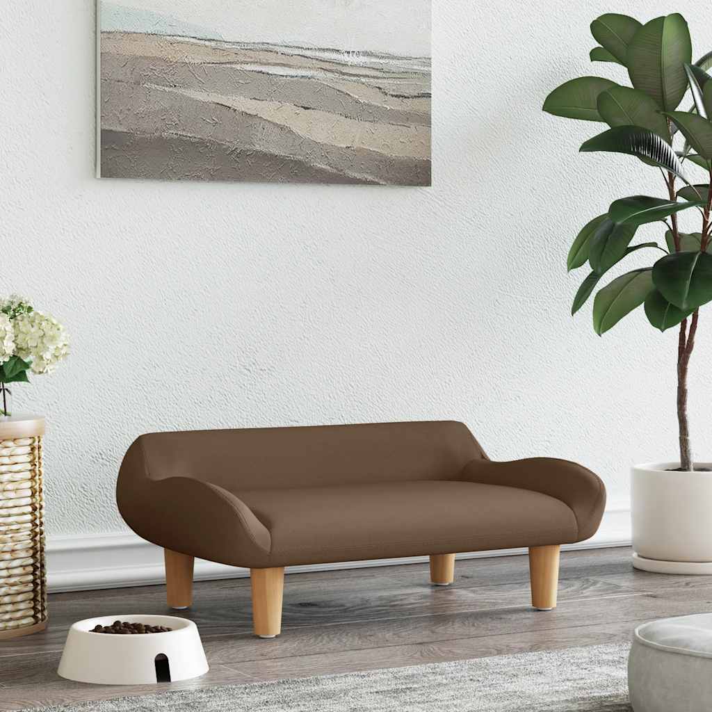 Pelíšek Pro Psy Hnědý 70 X 40 X 24 Cm