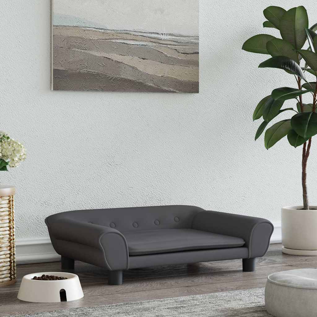 Pelíšek Pro Psy Tmavě Šedý Samet