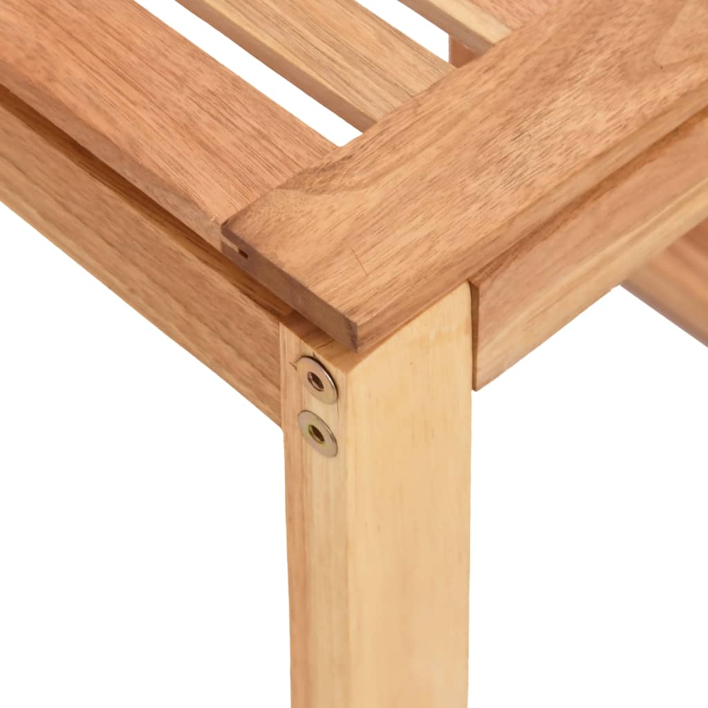 Koupelnová Stolička 40 X 30 X 46 Cm Masivní Ořechové Dřevo