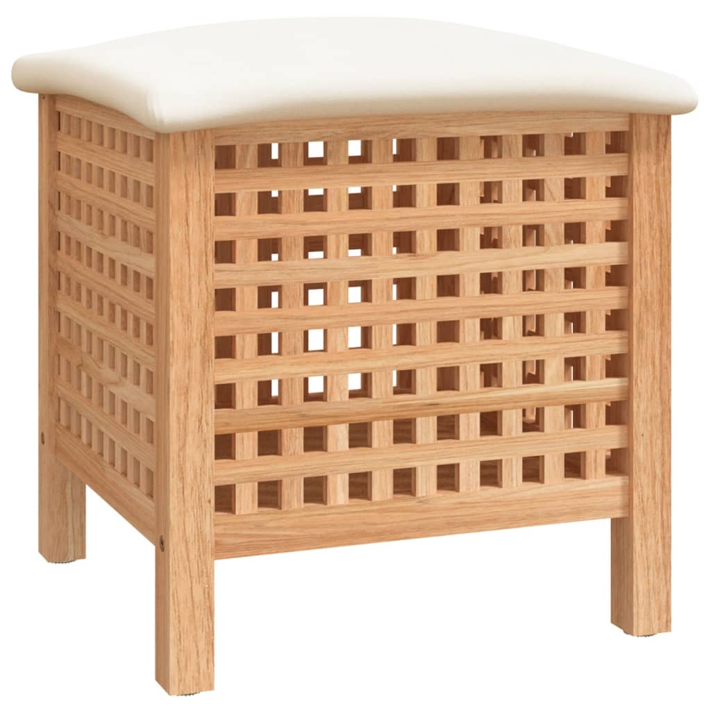 Koupelnová Stolička 48 X 47,5 X 52 Cm Masivní Ořechové Dřevo